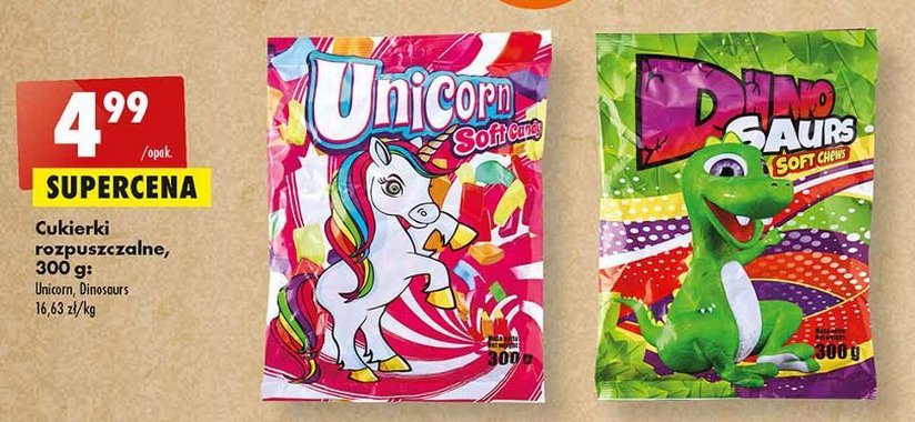Cukierki unicorn promocja