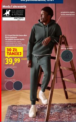 Bluza z kapturem męska promocja w Lidl