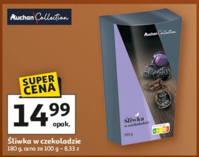 Śliwka w czekoladzie Auchan Collection promocja w Auchan