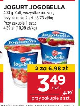 Jogurt wiśnia Jogobella promocja