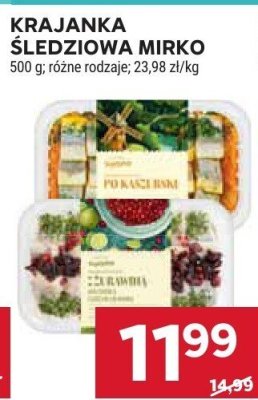 Krajanka śledziowa Mirko promocja w Stokrotka