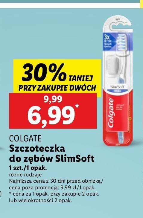 Szczoteczka do zębów white soft Colgate slim soft promocja