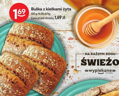 Bułka z kiełkami żyta promocja w Żabka