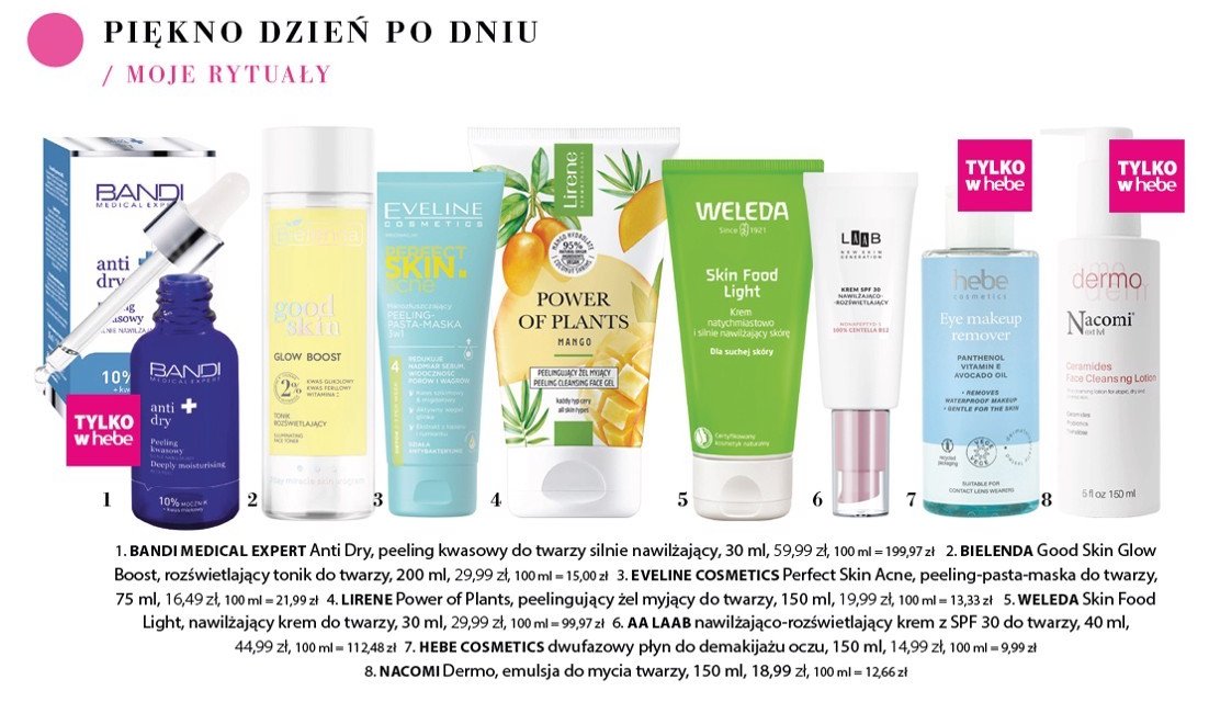 Dwufazowy płyn do demakijażu oczu Hebe cosmetics promocja