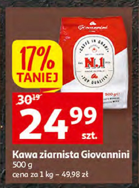 Kawa Giovannini n.1 promocja