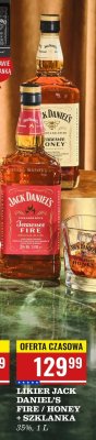 Whiskey Fire 1 l + szklanka Jack Daniel's promocja