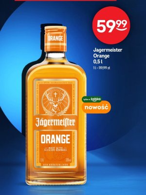 Likier Jagermeister Orange promocja w Żabka