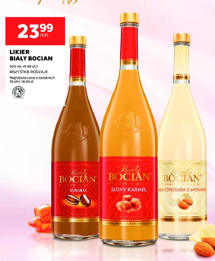 Wódka Biały bocian pina colada promocja