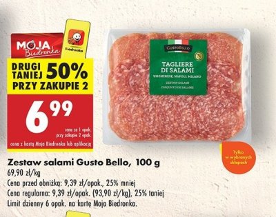 Zestaw salami Gustobello promocja