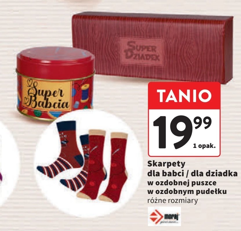 Skarpetki dla babci 36-40 Moraj promocja w Intermarche