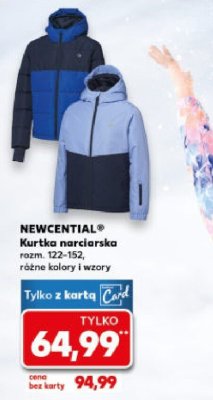 Kurtka narciarska NEWCENTIAL rozm. 122-152, różne kolory i wzory promocja w Kaufland