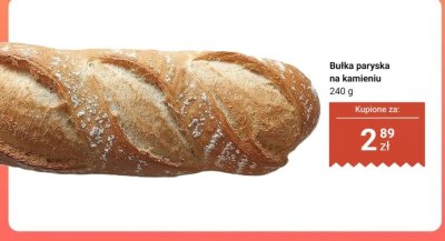 Bułka paryska promocja w Dino
