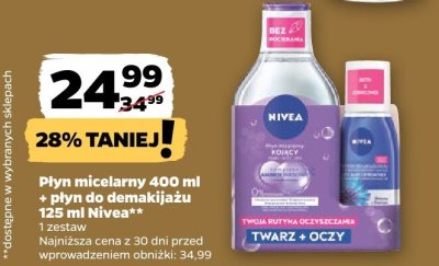 Płyn micelarny + płyn do demakijażu  promocja w Netto