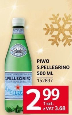 Piwo S.Pellegrino 500 ml promocja w Selgros