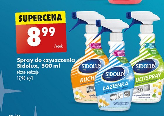 Spray do łazienki Sidolux promocja