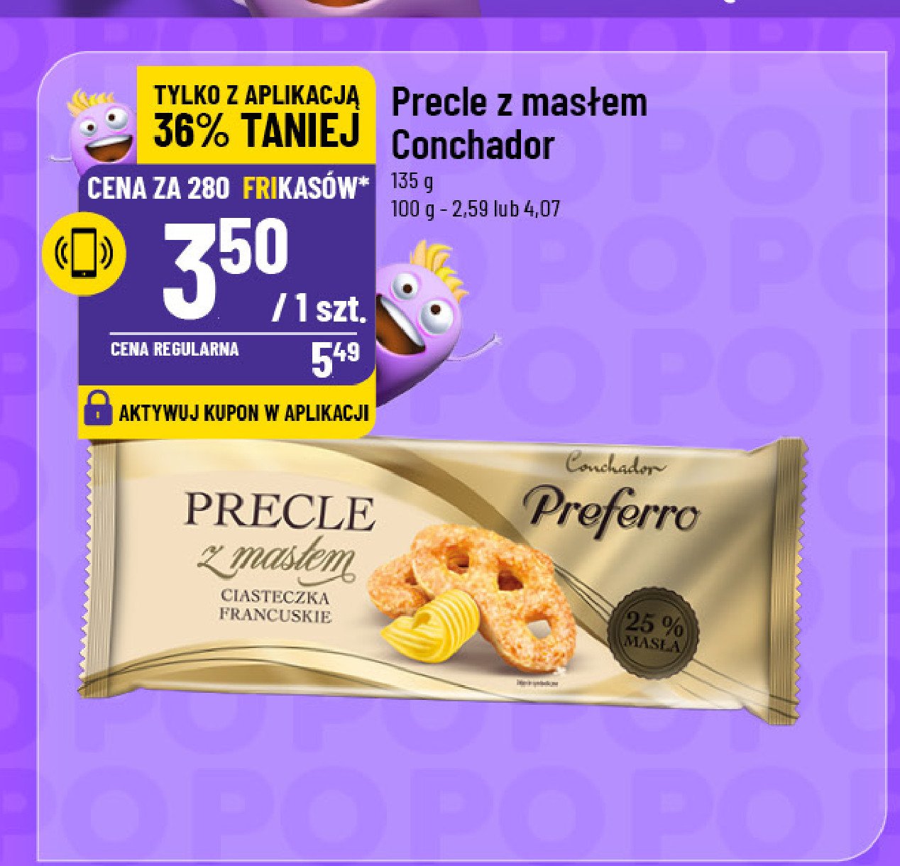 Precla z masłem CONCHADOR PREFERRO promocja