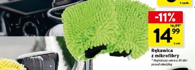 Rękawica z mikrofibry promocja w Intermarche