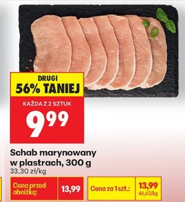 Schab marynowany w plastrach, 300 g promocja w Biedronka