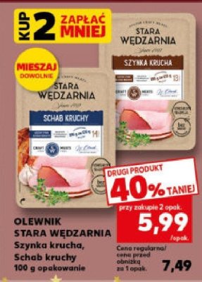 Szynka krucha promocja w Kaufland
