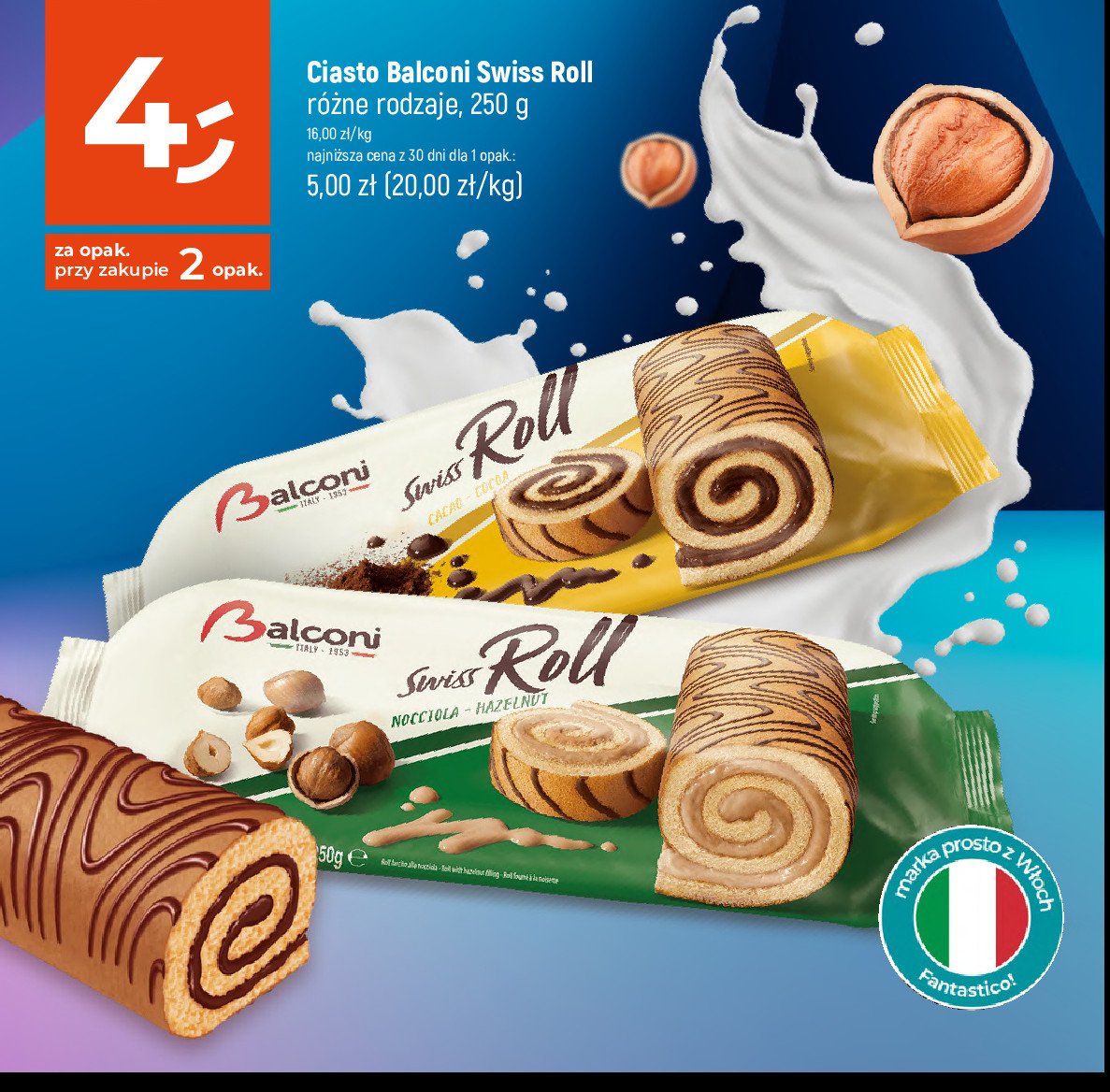 Roll al cocoa margo Balconi promocja