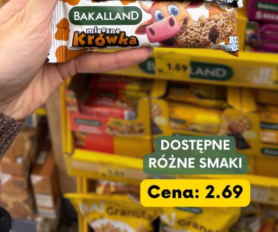 Baton krówka mleczna promocja w Kaufland