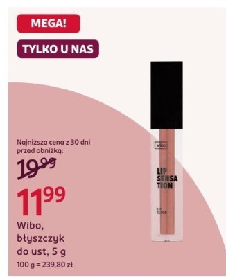 Błyszczyk do ust, 5 g promocja w Rossmann