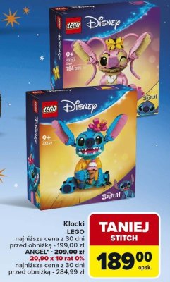 Klocki LEGO STITCH promocja w Carrefour