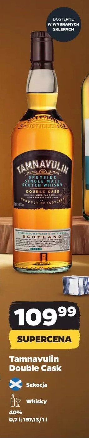 Whisky TAMNAVULIN DOUBLE CASK promocja