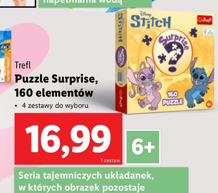 Puzzle stitch 160 el. Trefl promocja w Lidl