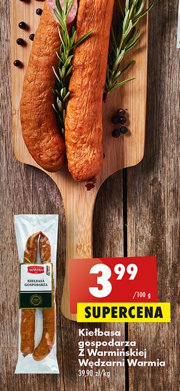 Kie艂basa z warmi艅skiej w臋dzarni promocja