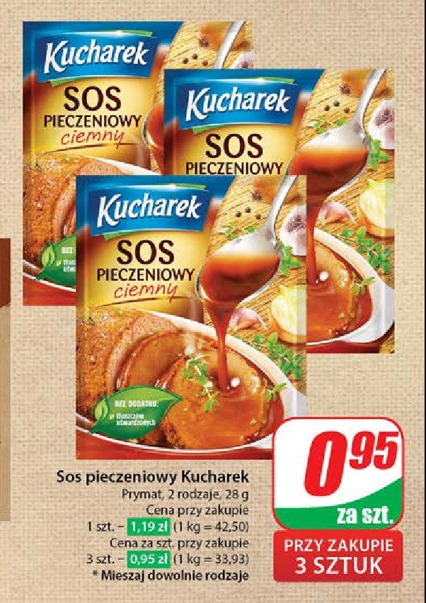 Sos pieczeniowy ciemny Kucharek promocja
