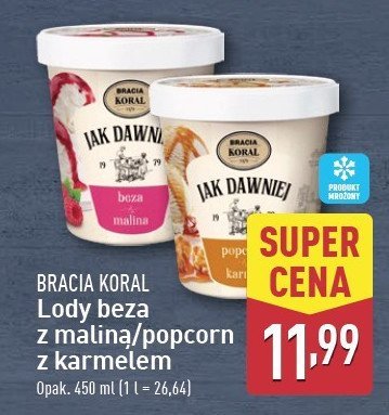 Lody beza i malina Bracia koral lody jak dawniej promocja