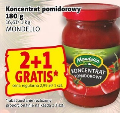 Koncentrat pomidorowy Mondello promocja w Prim Market
