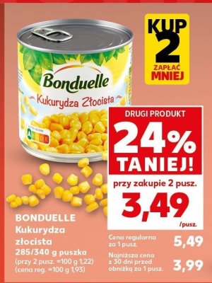 Kukurydza złocista promocja w Kaufland