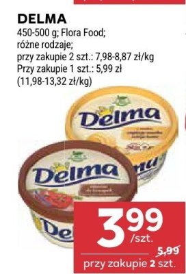 Margaryna DELMA PREMIUM Z MAS艁EM SOLONA promocja w Stokrotka