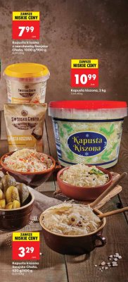 Kapusta kiszona z marchewką Swojska Chata, 1000 g/900 g promocja w Biedronka