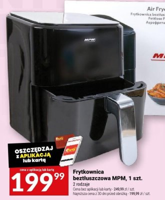 Frytkownica beztłuszczowa MPM, 1 szt. promocja w Twój Market