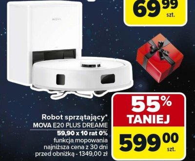 Robot sprzątający MOVA E20 PLUS DREAME promocja w Carrefour