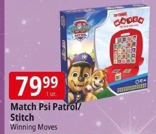 Gra Match Psi Patrol/Stitch Winning Moves promocja w Leclerc