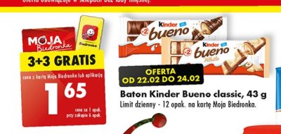 Baton Kinder bueno promocja