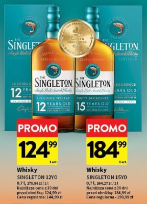 Whisky SINGLETON 15YO promocja w Intermarche