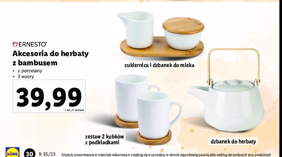Cukiernica z dzbankiem do mleka Ernesto promocja