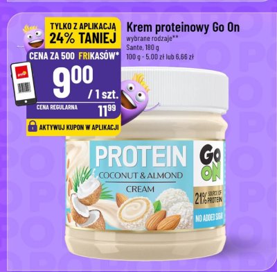 Krem proteinowy Go On promocja w POLOmarket