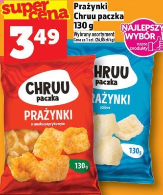 Prażynki Chruu pacaka 130 g promocja w TOPAZ