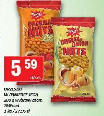 Orzeszki w panierce Jega Paprika Nuts promocja w Chorten