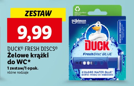 Krążki żelowe blue Duck fresh discs promocja