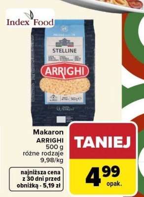 Makaron różne rodzaje promocja w Carrefour