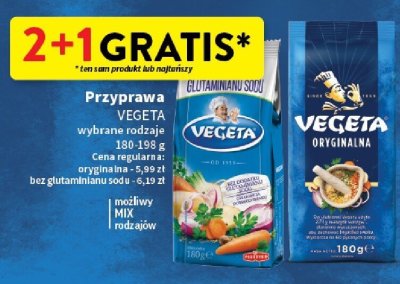 Przyprawa Vegeta natur promocja w Intermarche