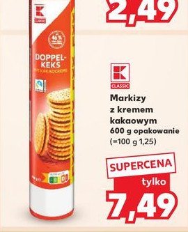 Markizy z kremem kakaowym K-classic promocja