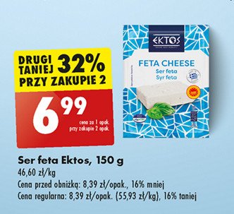 Ser feta Ektos promocja w Biedronka